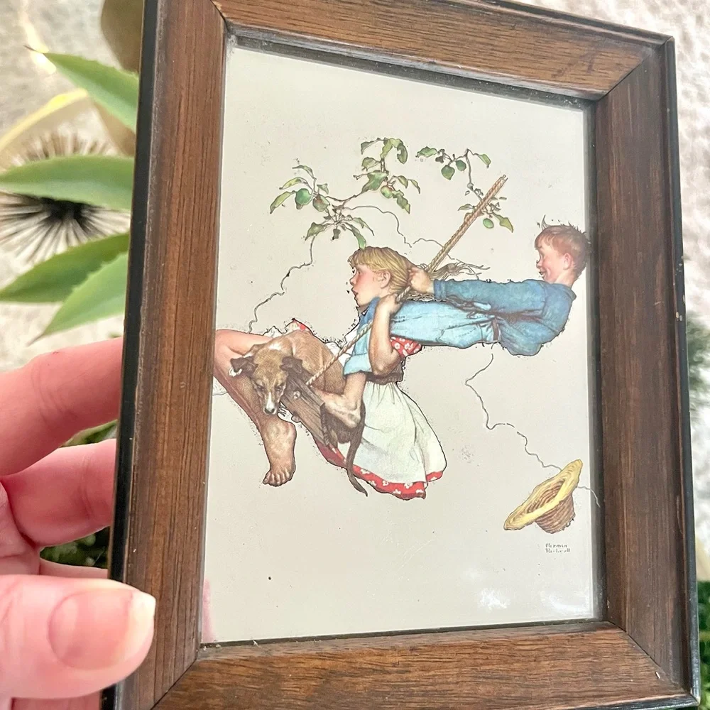 Norman Rockwell Glassiques Mirror Picture